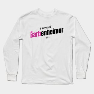 I Survived Barbenheimer Long Sleeve T-Shirt